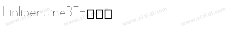 LinlibertineBI字体转换