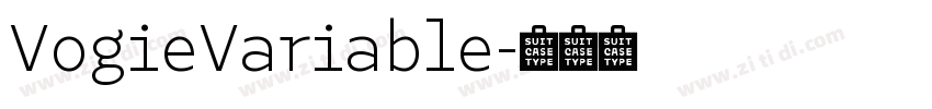 VogieVariable字体转换