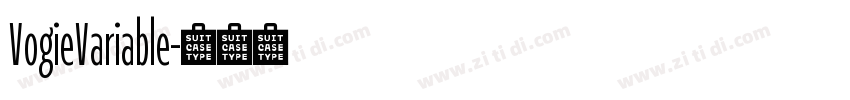 VogieVariable字体转换