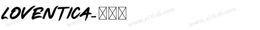 Loventica字体转换