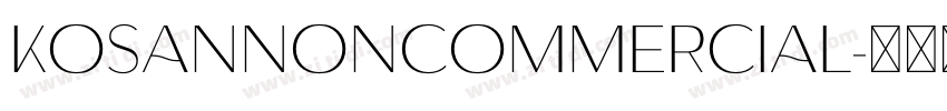 KosanNonCommercial字体转换