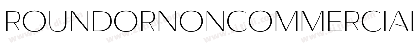 RoundorNonCommercial字体转换