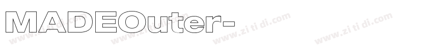 MADEOuter字体转换 MADEOuter字体转换