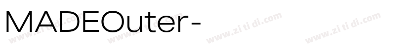 MADEOuter字体转换 MADEOuter字体转换