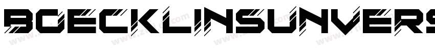 BoecklinsUnverse字体转换