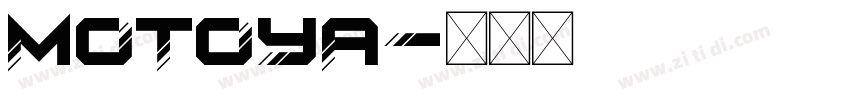 Motoya字体转换