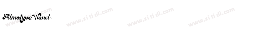 FilmotypeWand字体转换