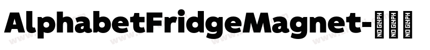 AlphabetFridgeMagnet字体转换