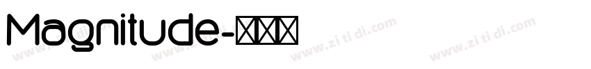Magnitude字体转换