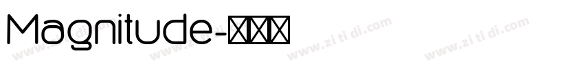 Magnitude字体转换