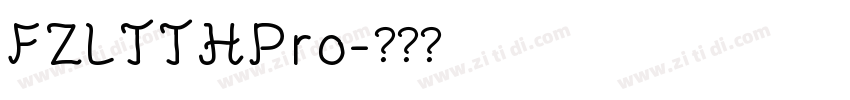 FZLTTHPro字体转换