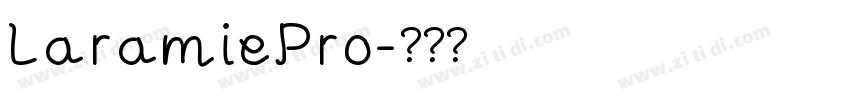 LaramiePro字体转换