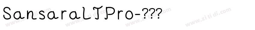 SansaraLTPro字体转换
