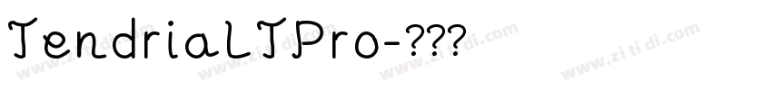 TendriaLTPro字体转换