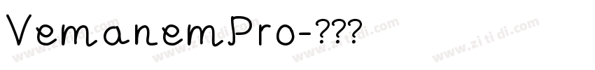 VemanemPro字体转换
