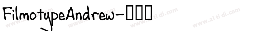 FilmotypeAndrew字体转换