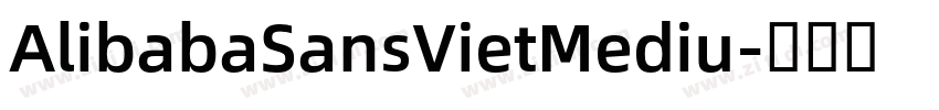 AlibabaSansVietMediu字体转换