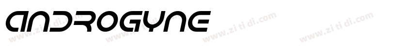 Androgyne字体转换