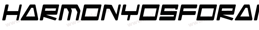 HarmonyOSforAndroid字体转换