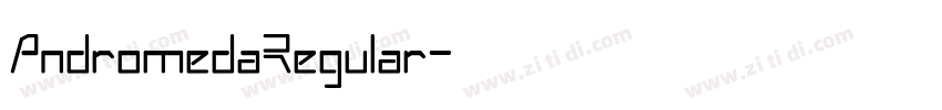 AndromedaRegular字体转换