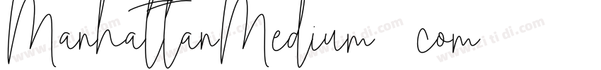 ManhattanMedium.com字体转换
