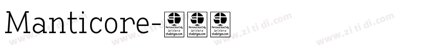 Manticore字体转换