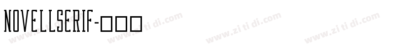 NovellSerif字体转换