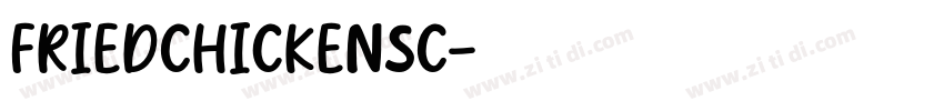 FriedChickenSC字体转换
