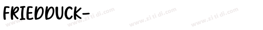 FriedDuck字体转换