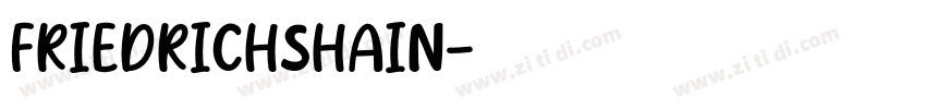 Friedrichshain字体转换