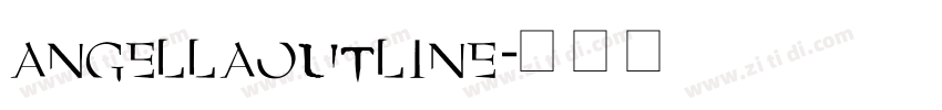 angellaoutline字体转换