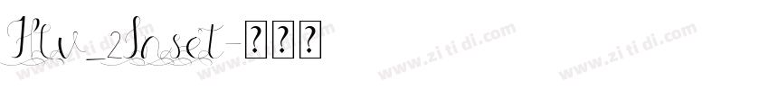 Hlv_2Inset字体转换