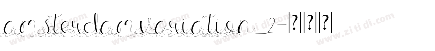 amsterdamvariation_2字体转换