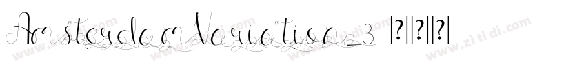AmsterdamVariation_3字体转换
