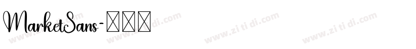 MarketSans字体转换