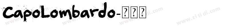 CapoLombardo字体转换