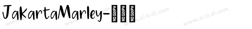 JakartaMarley字体转换