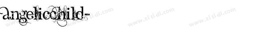 AngelicChild字体转换
