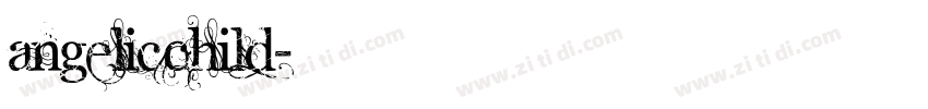 AngelicChild字体转换