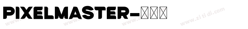 PixelMaster字体转换