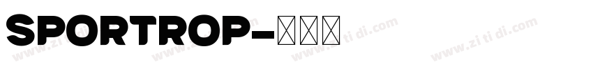 sportrop字体转换
