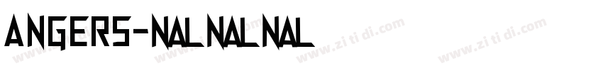 angers字体转换