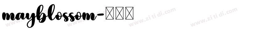 mayblossom字体转换