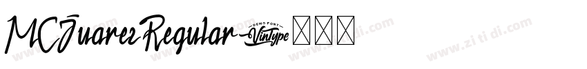 MCJuarezRegular字体转换 MCJuarezRegular字体转换
