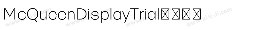 McQueenDisplayTrial字体转换