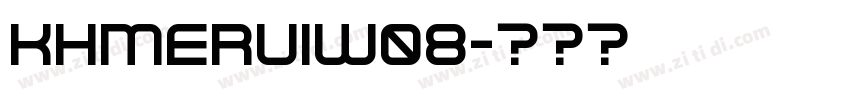 KhmerUIW08字体转换