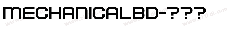 mechanicalbd字体转换