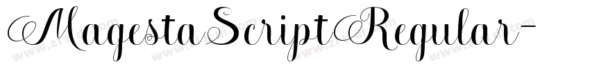 MagestaScriptRegular字体转换