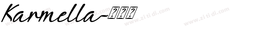 Karmella字体转换