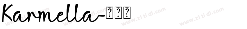 Karmella字体转换